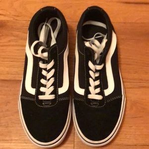 blacks and white vans